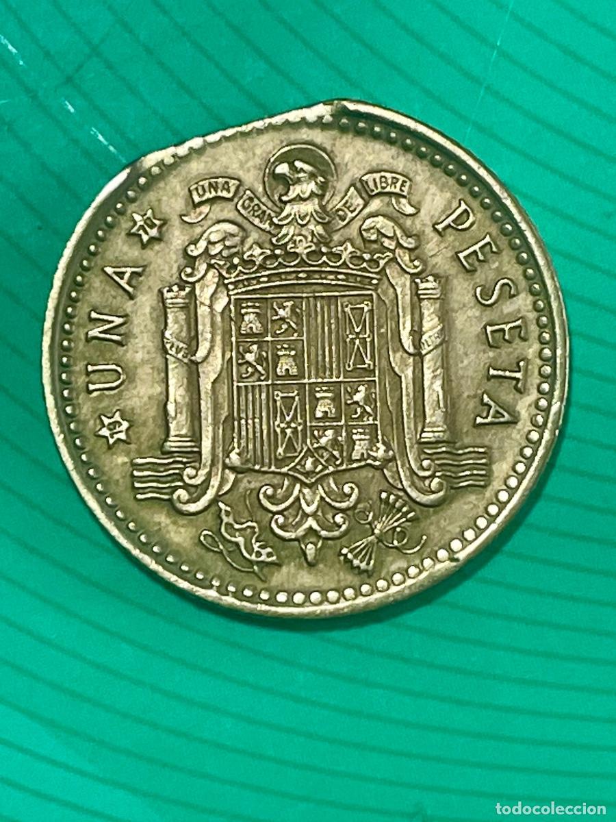 Monedas con errores: * ERROR * 1 PESETA 1966-70 FINAL DE RIEL - Foto 1