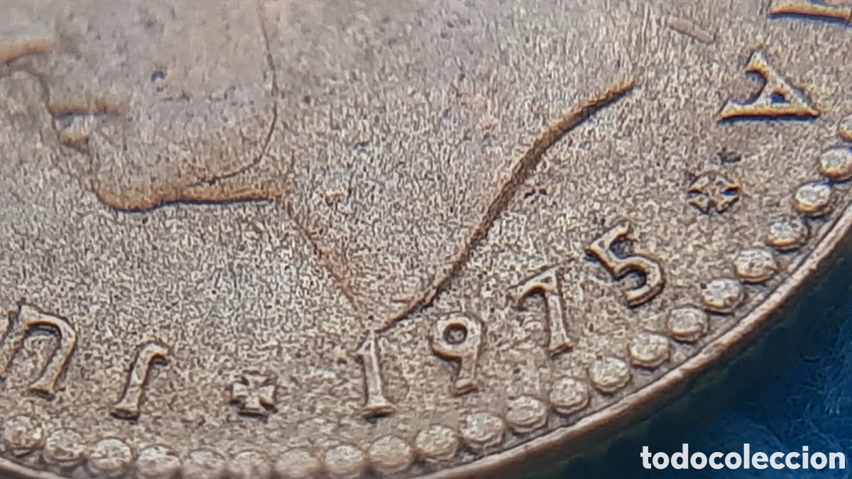 Monedas con errores: (ERROR-REMARCADA )(1975*80) 5 PESETAS CON VARIOS ERRORES - Foto 1