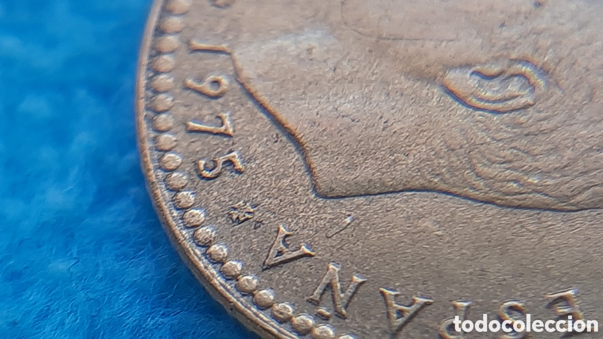 Monedas con errores: (ERROR-REMARCADA )(1975*80) 5 PESETAS CON VARIOS ERRORES - Foto 3