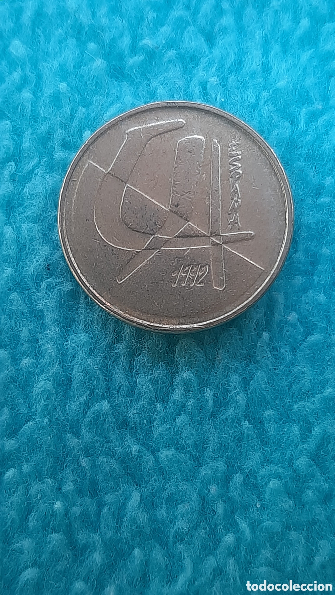 Monedas con errores: (ERROR-EXCESO DE METAL )(1992) 5 PESETAS CON RARO ERROR - Foto 7