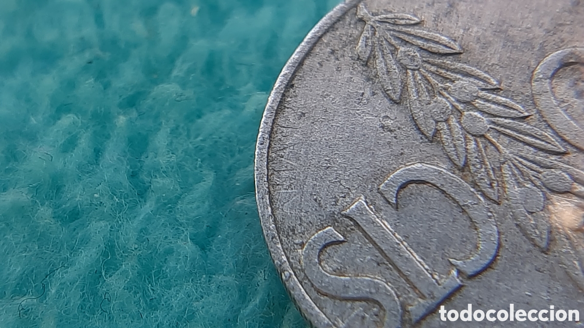 Monedas con errores: (ERROR-REPINTE)(1966) 50 C&Eacute;NTIMOS CON REPINTE EN ANVERSO Y REVERSO - Foto 2