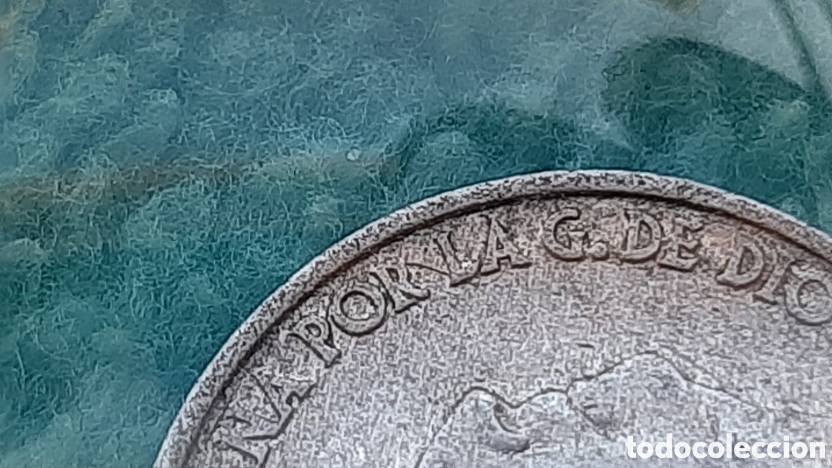 Monedas con errores: (ERROR-REPINTE)(1966) 50 C&Eacute;NTIMOS CON REPINTE EN ANVERSO Y REVERSO - Foto 5