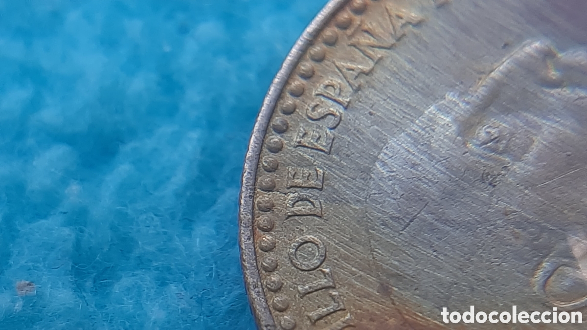Monedas con errores: (ERROR-HOJITAS)(1966*70) 1 PESETA P&Aacute;TINA IRIDISCENTE - Foto 4
