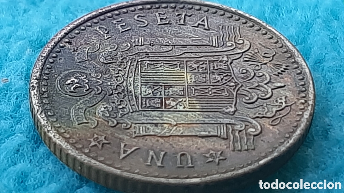 Monedas con errores: (ERROR-HOJITAS)(1966*70) 1 PESETA P&Aacute;TINA IRIDISCENTE - Foto 11