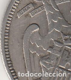 Monedas con errores: ERROR: 5 PESETAS 1957 SIN ESTRELLA / RARA - RARA - RARA - Foto 2