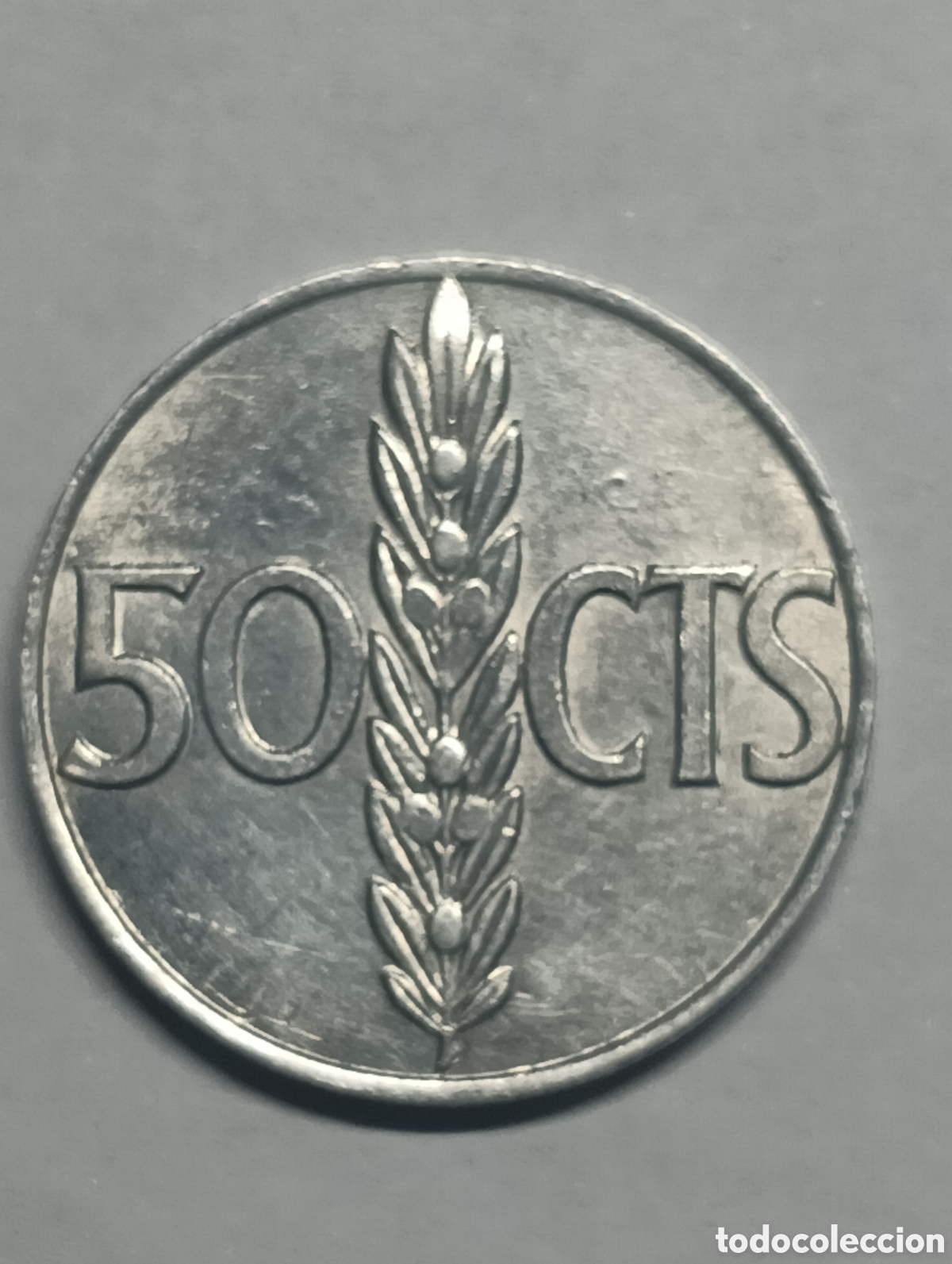 Monedas con errores: Moneda de 50 C&eacute;ntimos Espa&ntilde;a 1966 - Anep&iacute;grafa - Foto 5