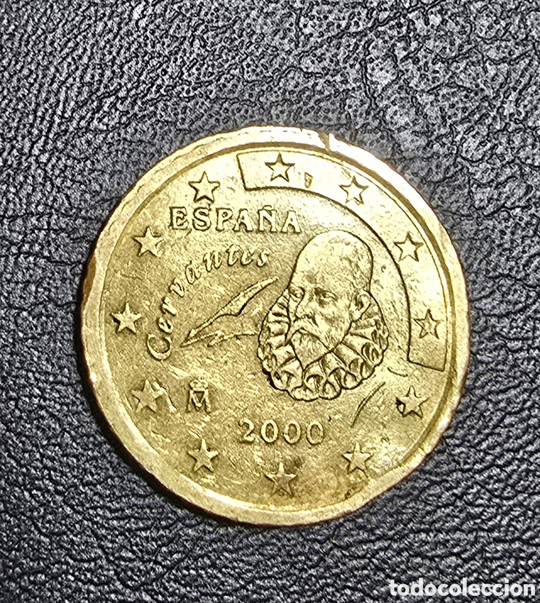 Monedas con errores: 50 centimos rara y con errores de acu&ntilde;acion a&ntilde;o 2000 - Foto 2