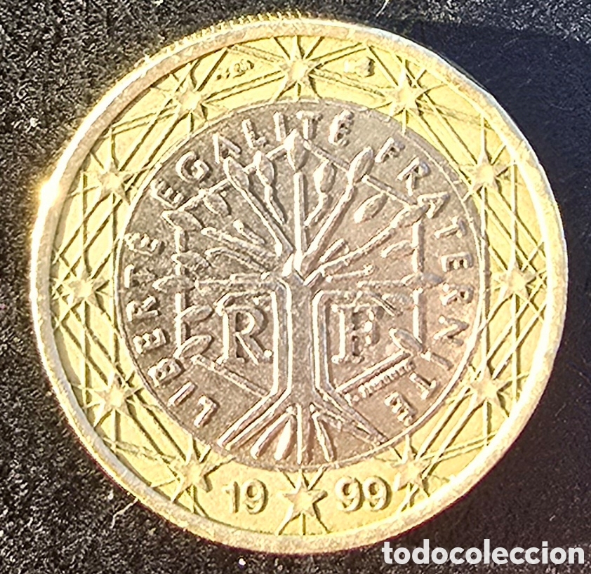 Monedas con errores: Moneda error a&ntilde;o 1999 - Foto 2