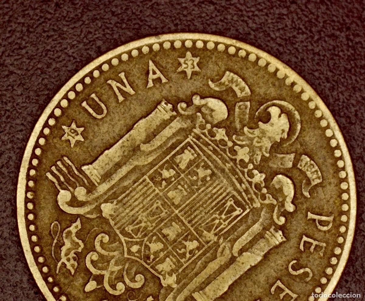 Monedas con errores: Peseta Spain 1947 Error estrella 53 - Foto 4