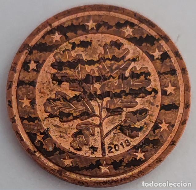 Monedas con errores: 5 CENTIMOS AUSTRIA 2008, FUNF EURO CENT CON ERROR O DEFECTO - Foto 2