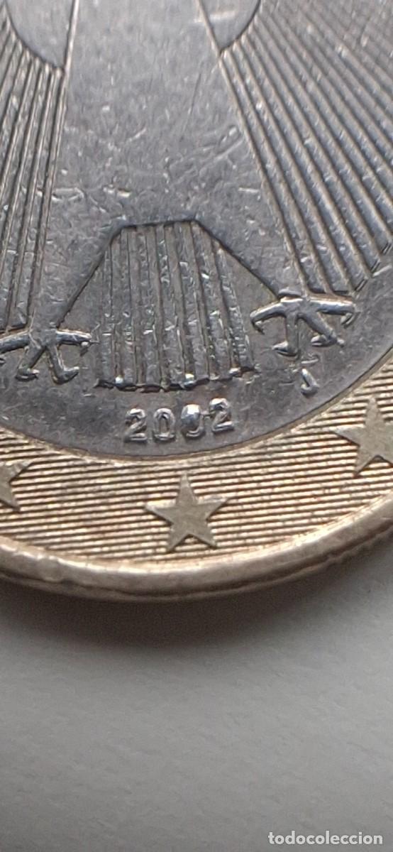 Monedas con errores: ## Error 1 Euro Alemania 2002 J con exceso en la fecha ## - Foto 1