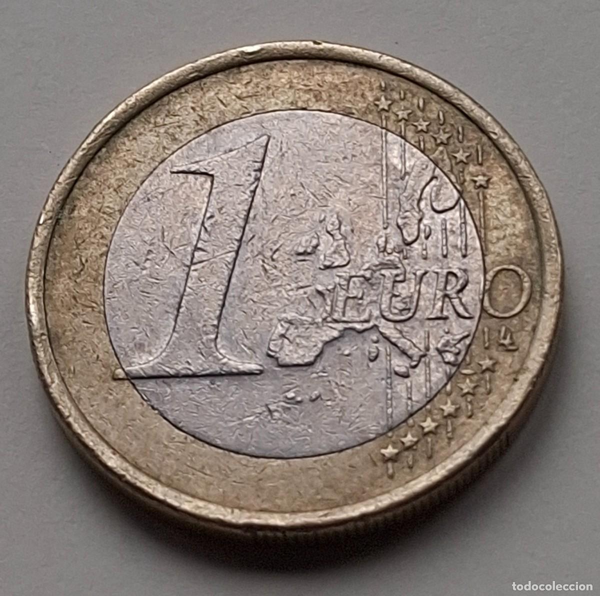 Monedas con errores: ## Error 1 Euro Alemania 2002 G con excesos en ala y cola ## - Foto 4