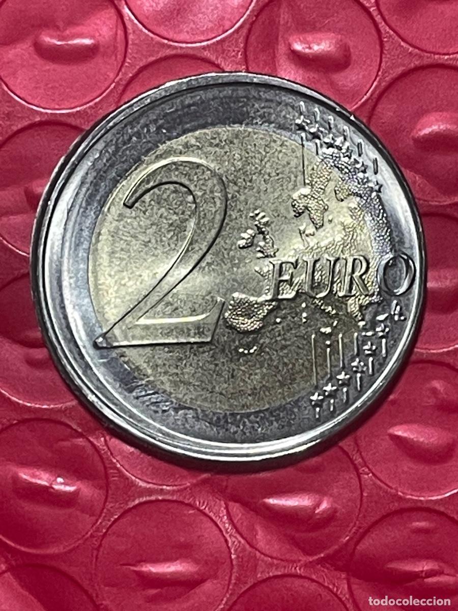 Monedas con errores: * ERROR EXTRAORDINARIAMENTE RARO * 2 &euro; DOBLE ACU&Ntilde;ACION - Foto 2