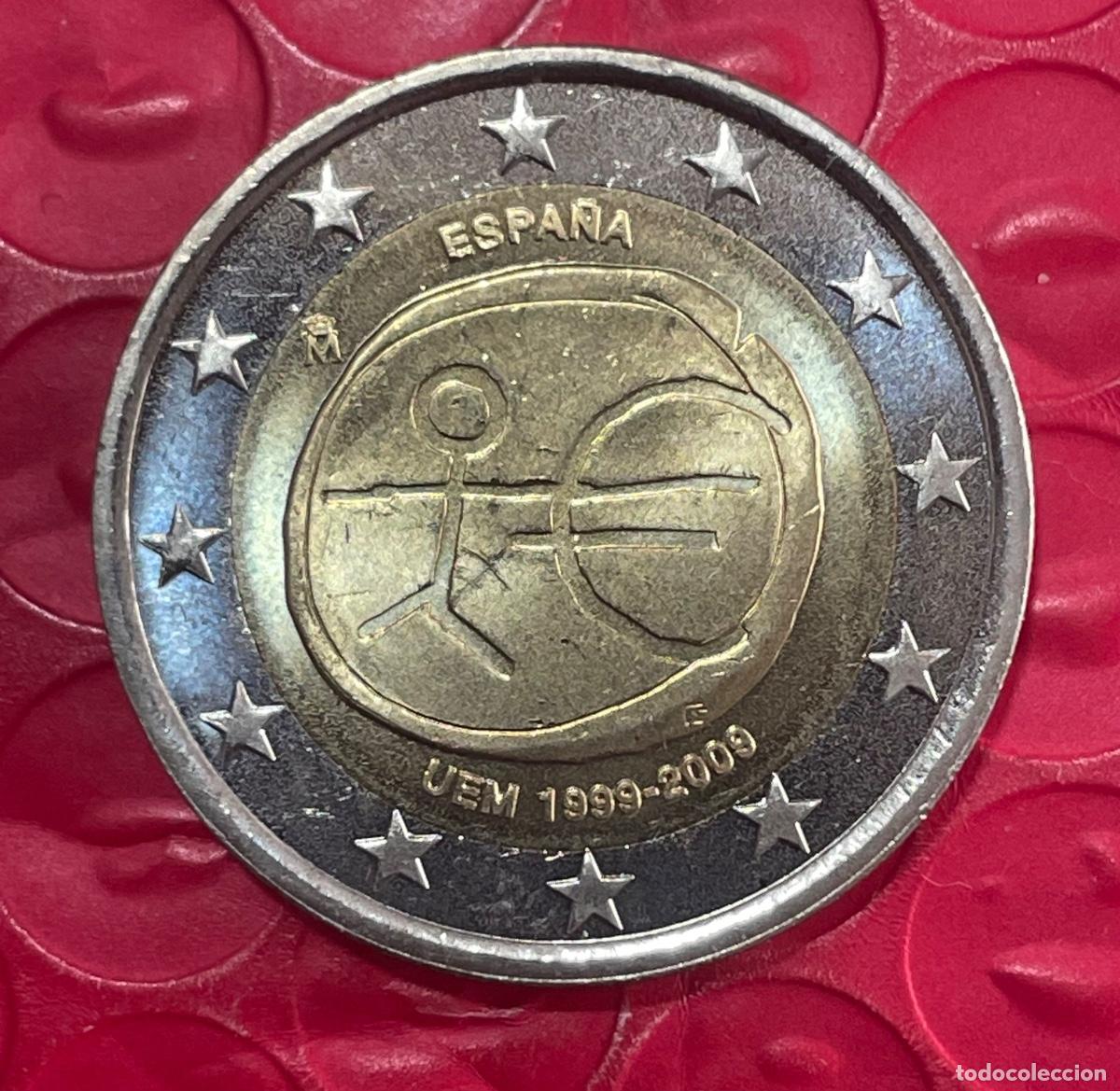 Monedas con errores: * ERROR * 2 &euro; ESPA&Ntilde;A A&Ntilde;O 2009 ESTRELLAS GRANDES - Foto 1