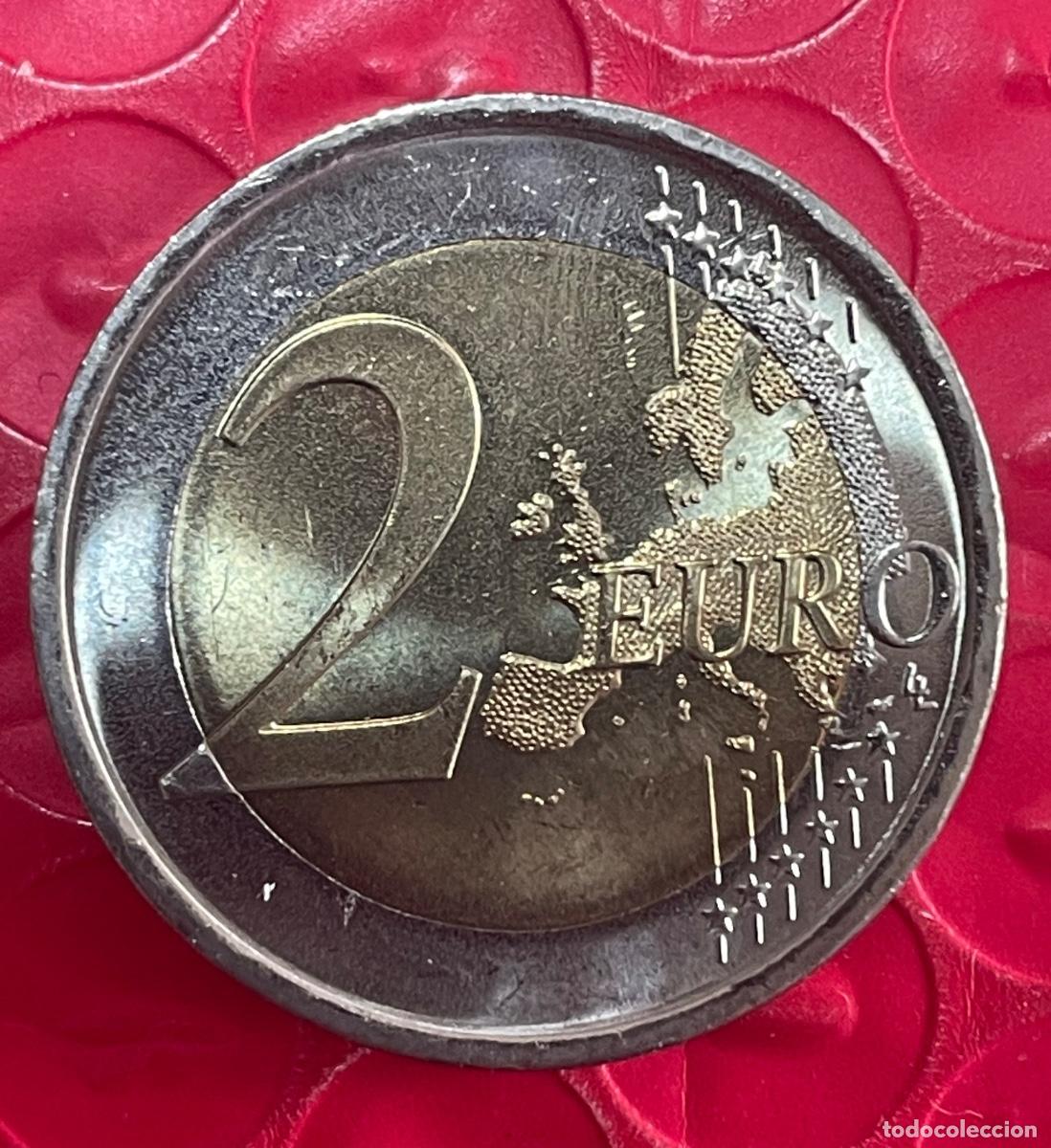 Monedas con errores: * ERROR * 2 &euro; ESPA&Ntilde;A A&Ntilde;O 2009 ESTRELLAS GRANDES - Foto 2