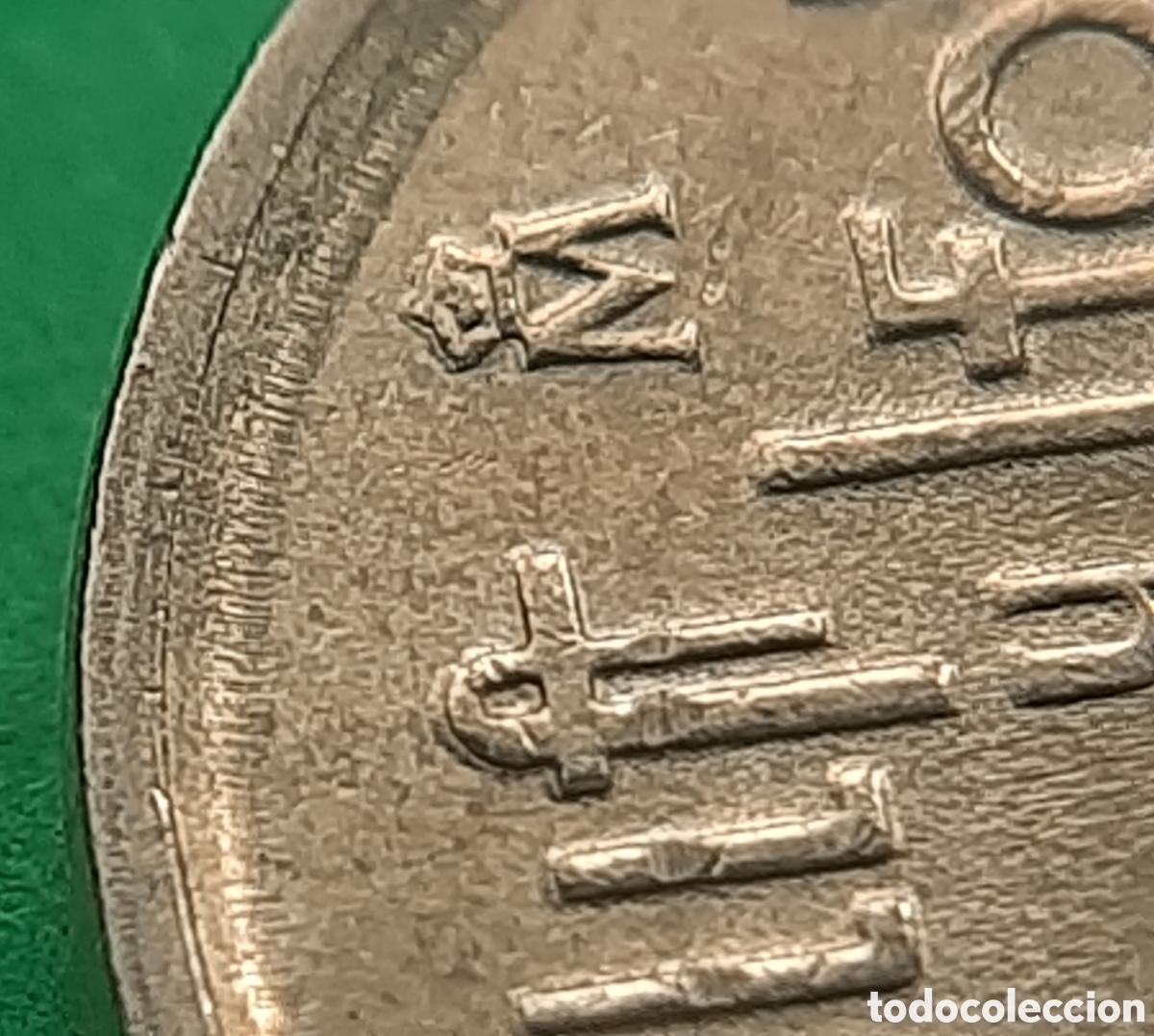 Monedas con errores: (ERROR-ESPA&Ntilde;A)(1995) 25 PESETAS REMARCADA O VARIANTE CIRCULADA - Foto 2