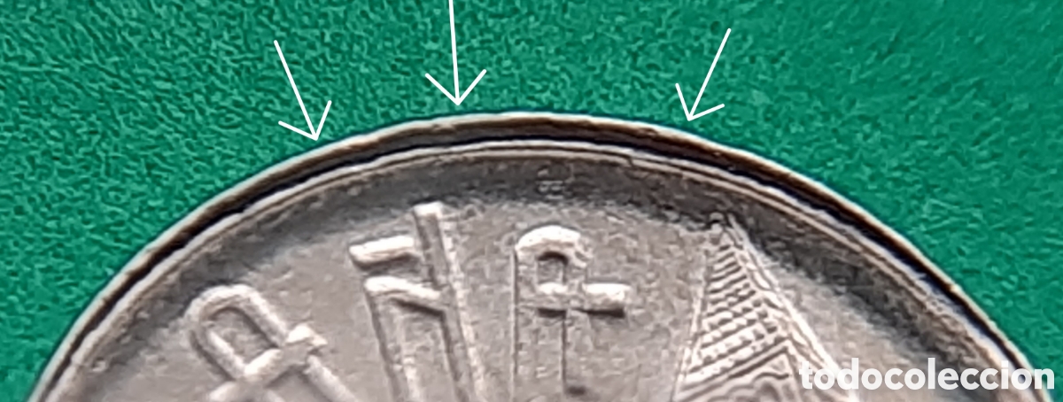 Monedas con errores: (ERROR-ESPA&Ntilde;A)(1995) 25 PESETAS REMARCADA O VARIANTE CIRCULADA - Foto 14