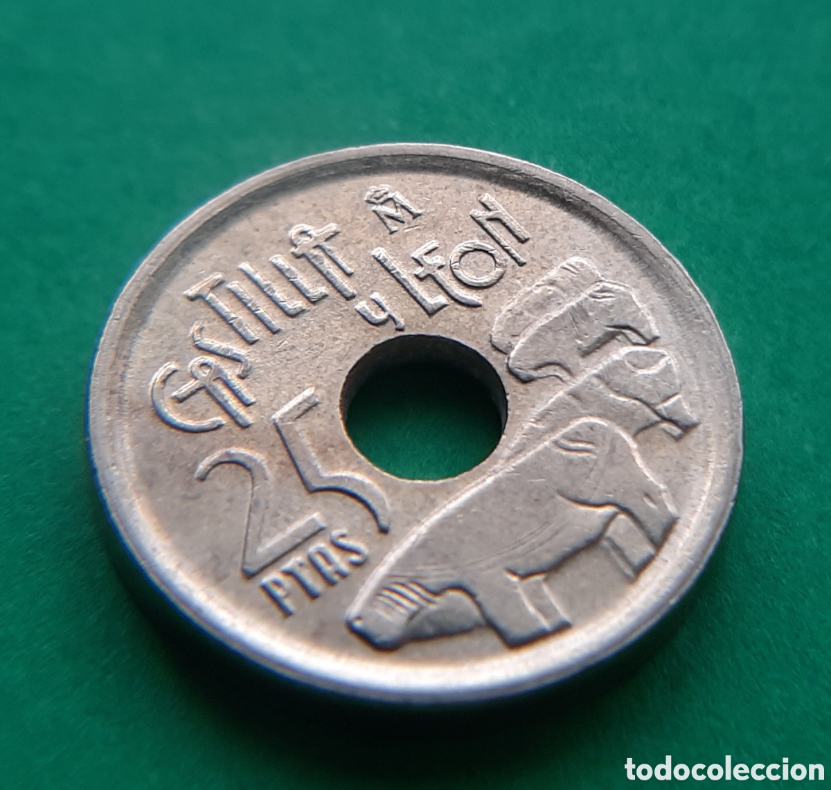 Monedas con errores: (ERROR-ESPA&Ntilde;A)(1995) 25 PESETAS REMARCADA O VARIANTE CIRCULADA - Foto 18
