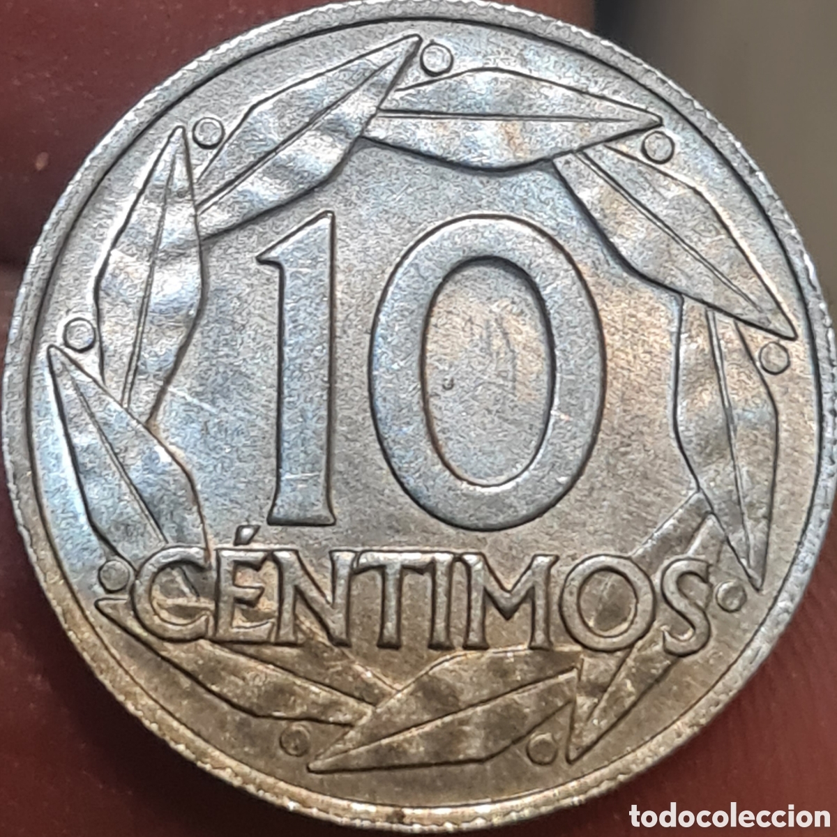 Monedas con errores: Moneda Espa&ntilde;a,1.959, 10 Centimos,EBC,error esceso metal. - Foto 3