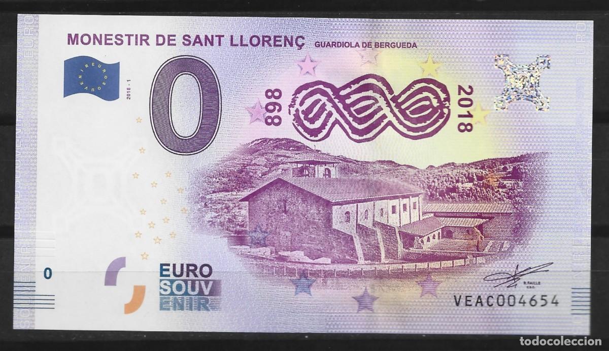 Monedas con errores: Billete tur&iacute;stico. 0&euro;. Monasterio de San Lorenzo. - Foto 1