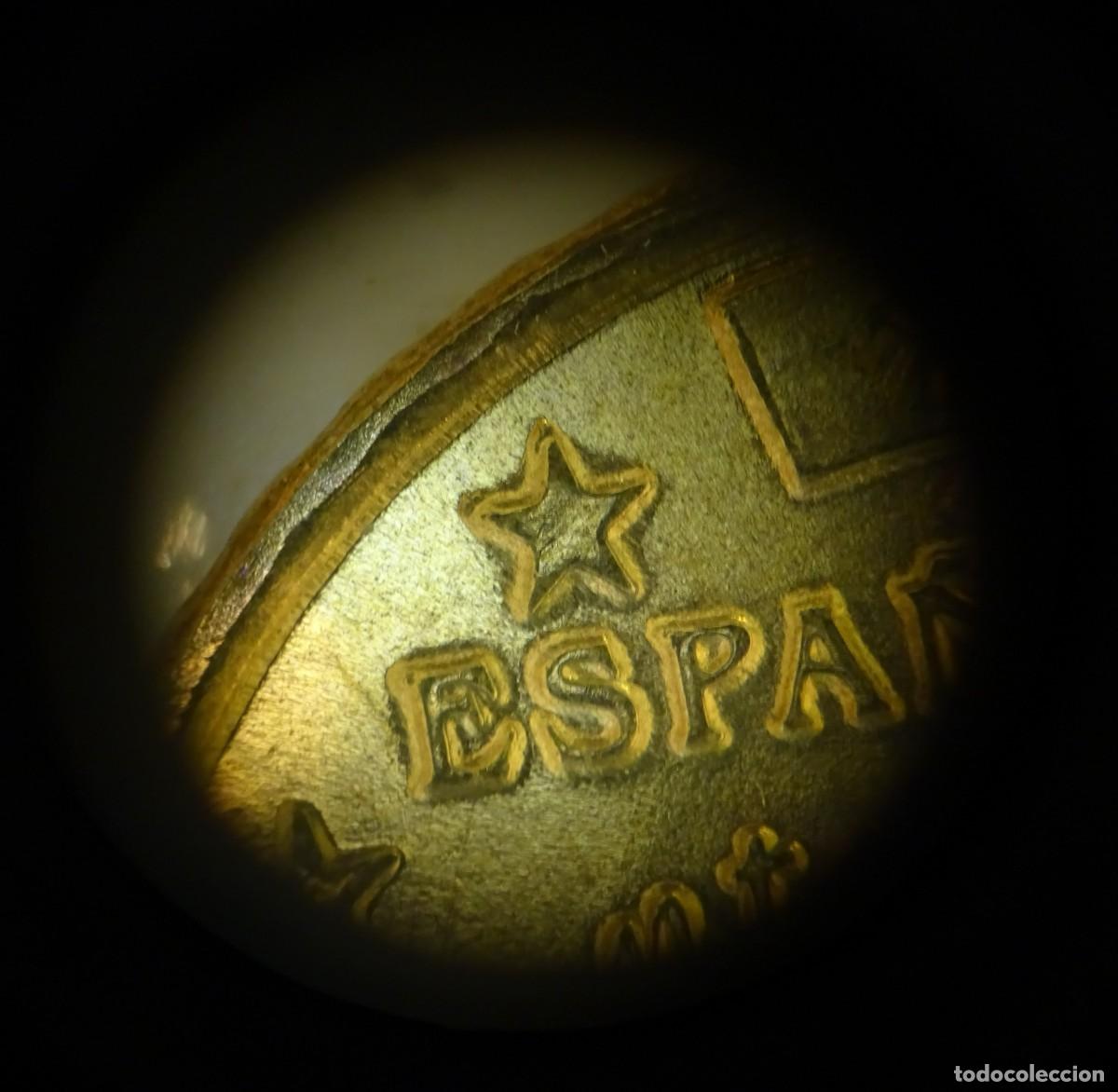 Monedas con errores: ESPA&Ntilde;A 10 C&Eacute;NTIMOS DE EURO 2008. REMARCADA EN AMBAS CARAS. SIN CIRCULAR - Foto 3