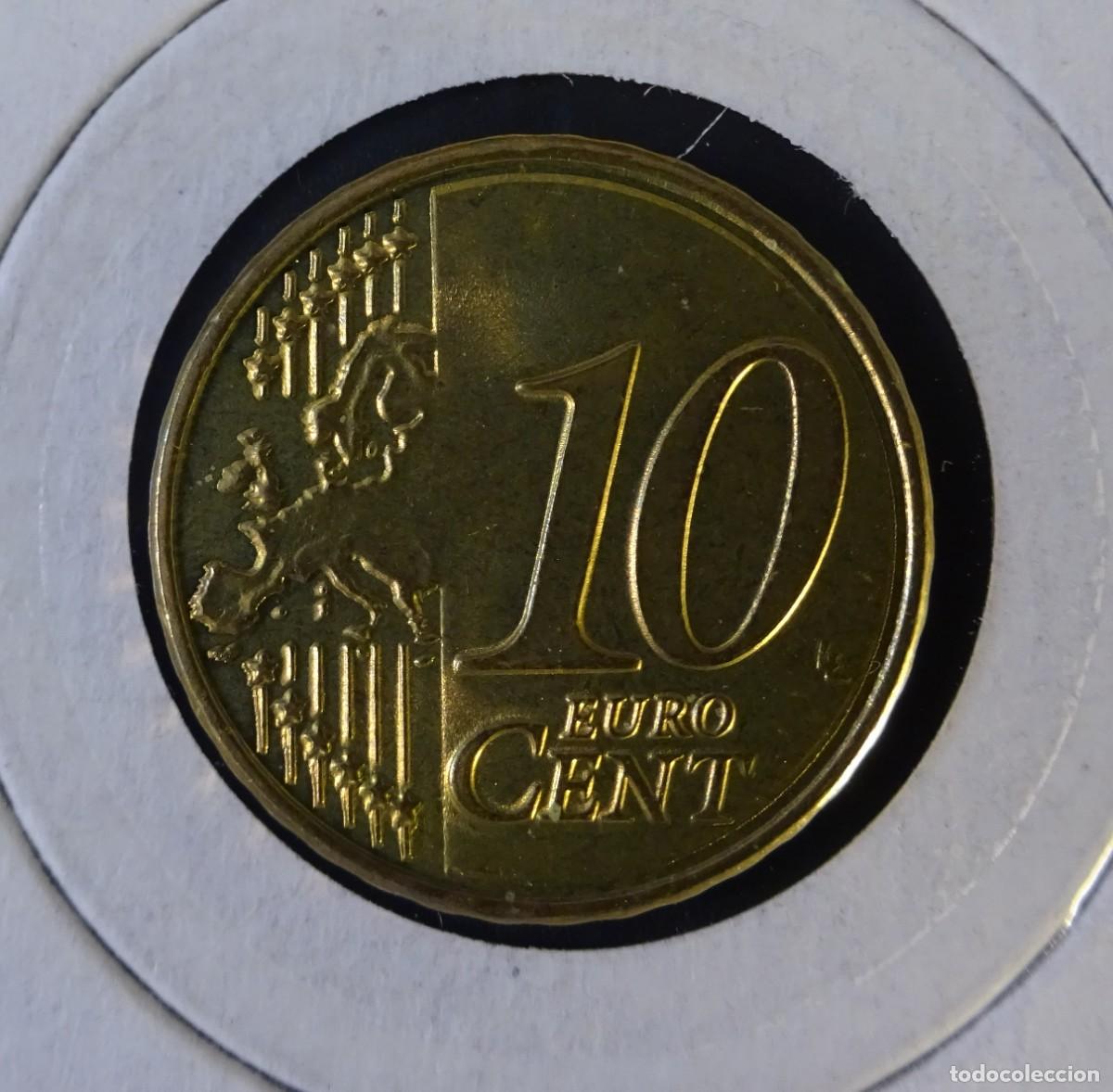Monedas con errores: ESPA&Ntilde;A 10 C&Eacute;NTIMOS DE EURO 2008. REMARCADA EN AMBAS CARAS. SIN CIRCULAR - Foto 8