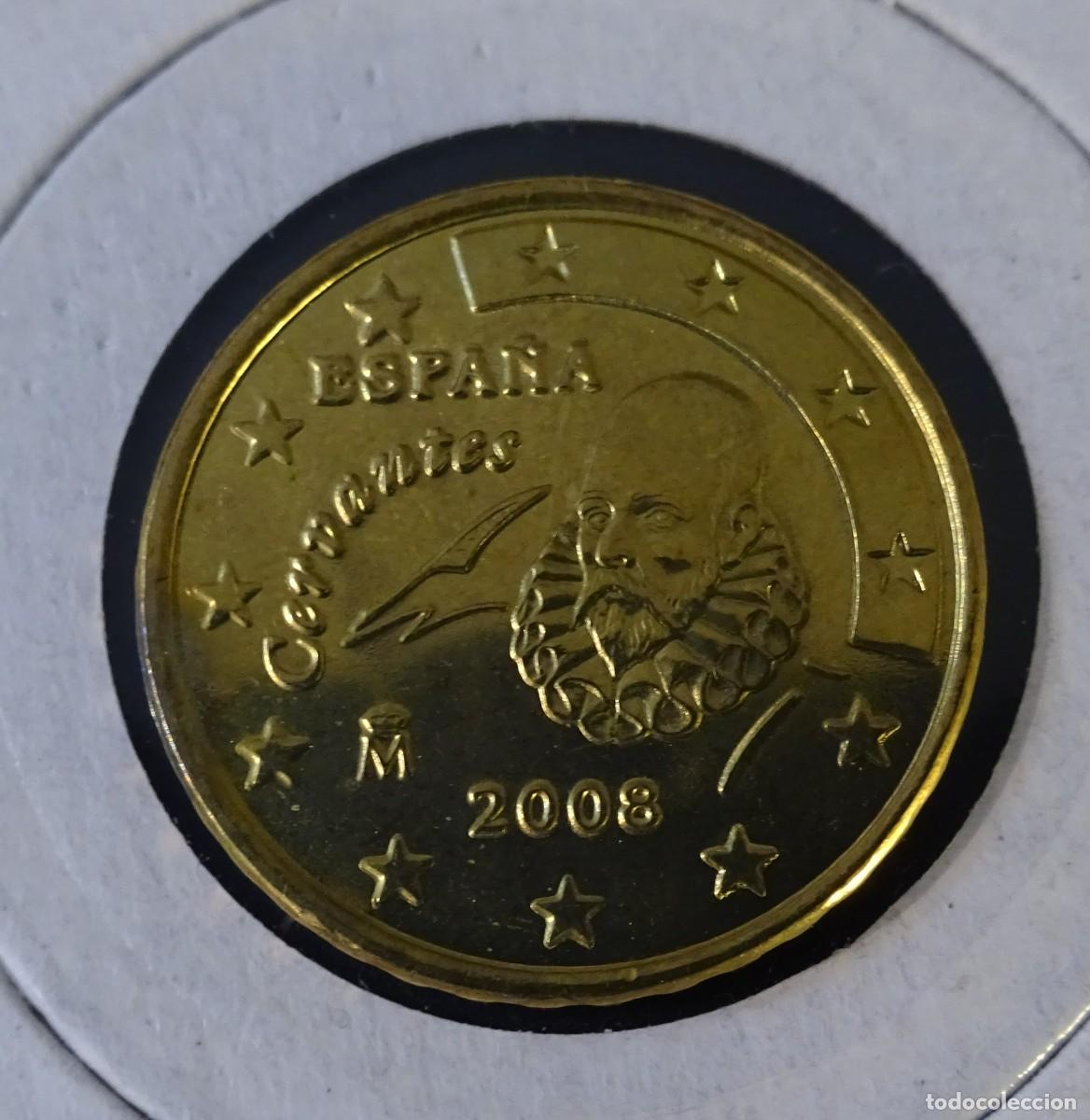 Monedas con errores: ESPA&Ntilde;A 10 C&Eacute;NTIMOS DE EURO 2008. REMARCADA EN AMBAS CARAS. SIN CIRCULAR - Foto 7