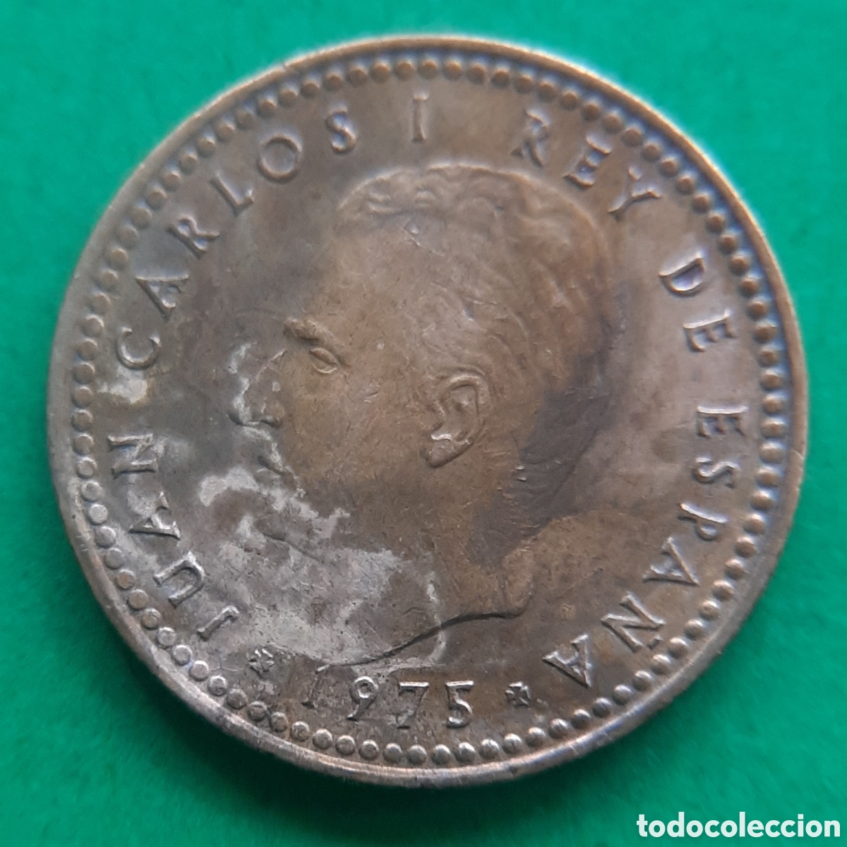 Monedas con errores: (ERROR-ESPA&Ntilde;A)(1975*78) 1 PESETA REMARCADA - Foto 5