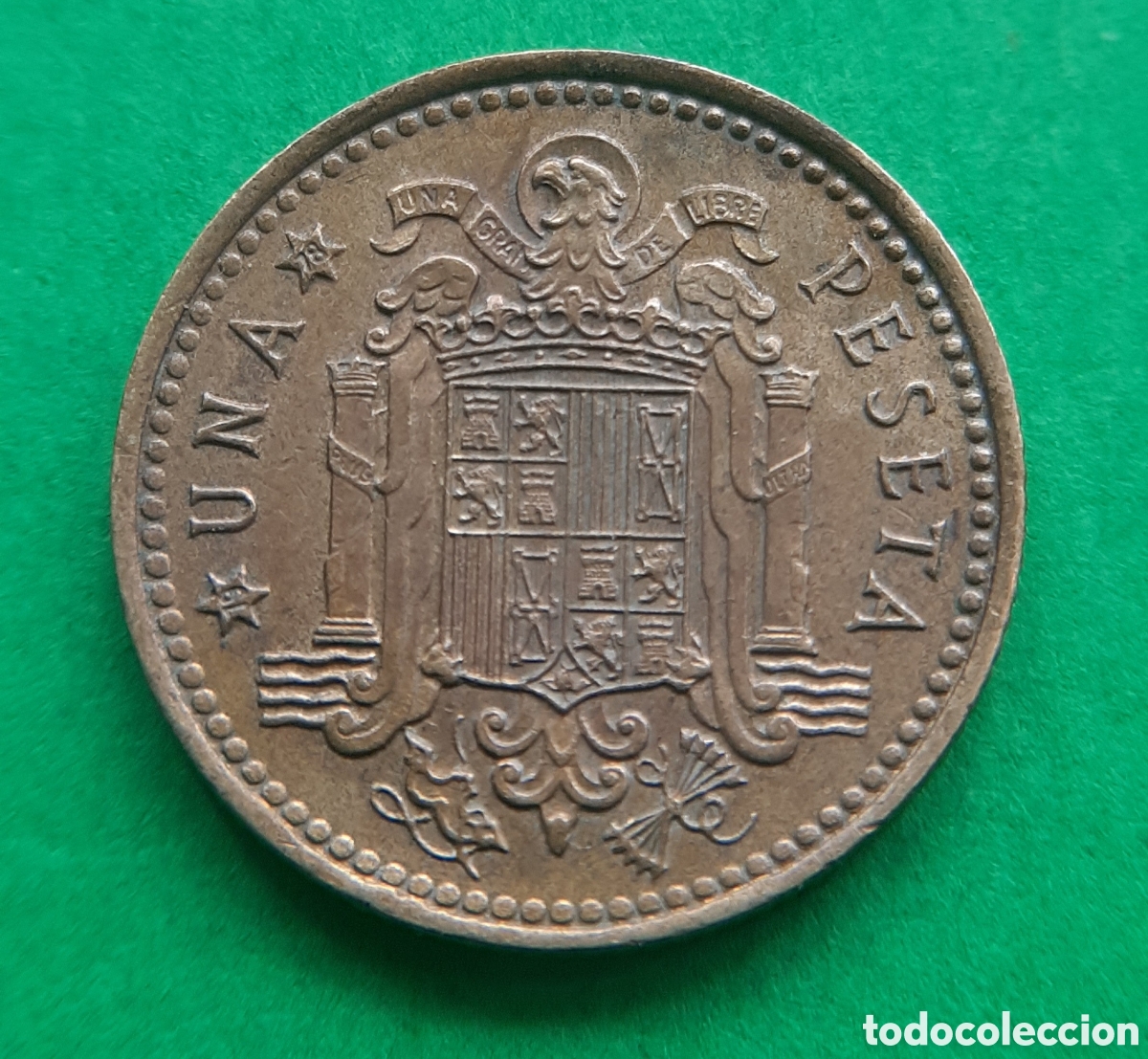 Monedas con errores: (ERROR-ESPA&Ntilde;A)(1975*78) 1 PESETA REMARCADA - Foto 6