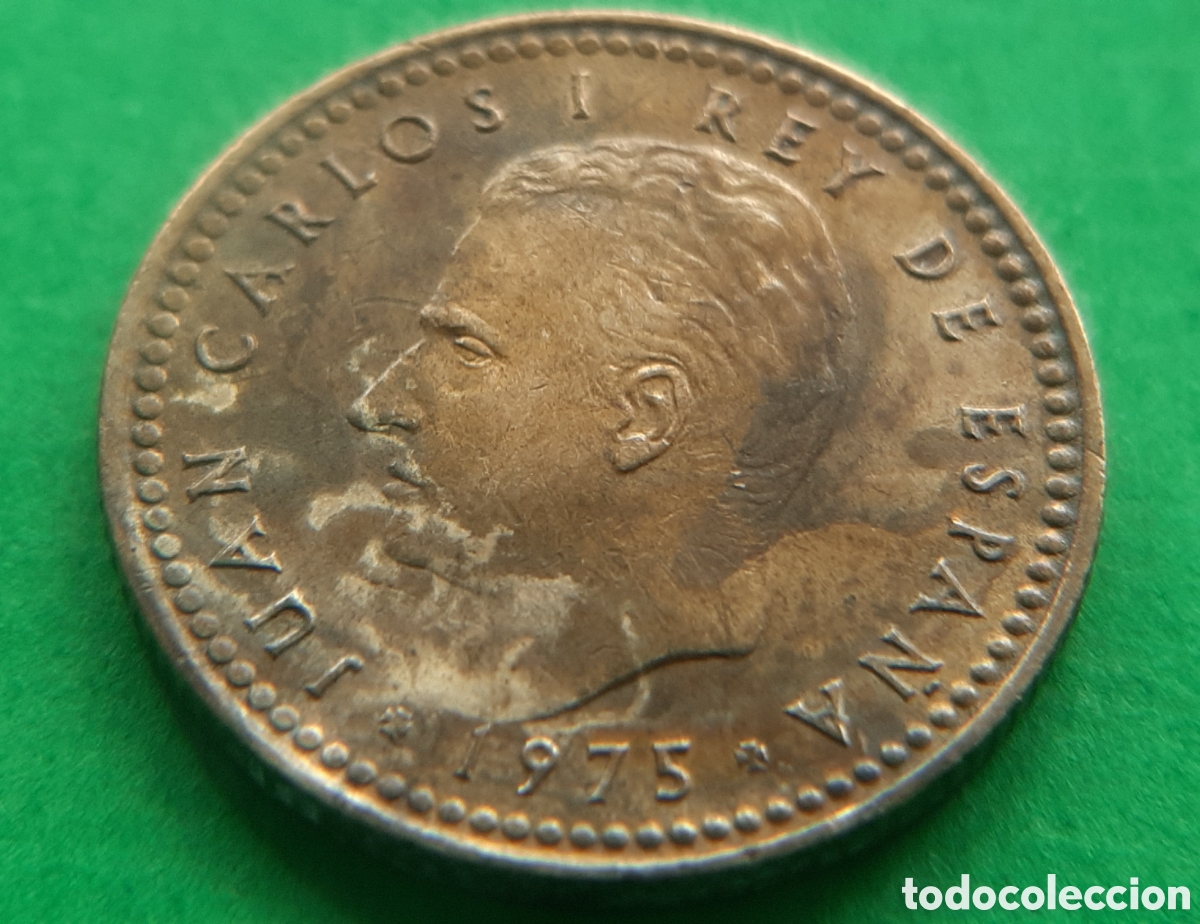 Monedas con errores: (ERROR-ESPA&Ntilde;A)(1975*78) 1 PESETA REMARCADA - Foto 8