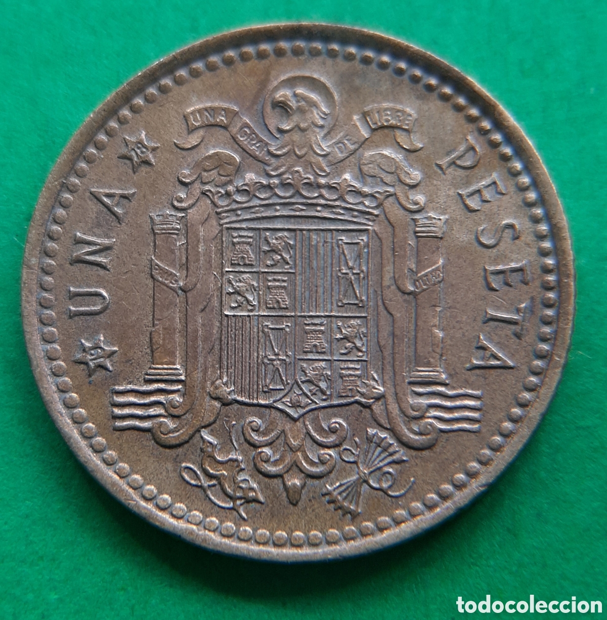 Monedas con errores: (ERROR-ESPA&Ntilde;A)(1975*78) 1 PESETA REMARCADA - Foto 14