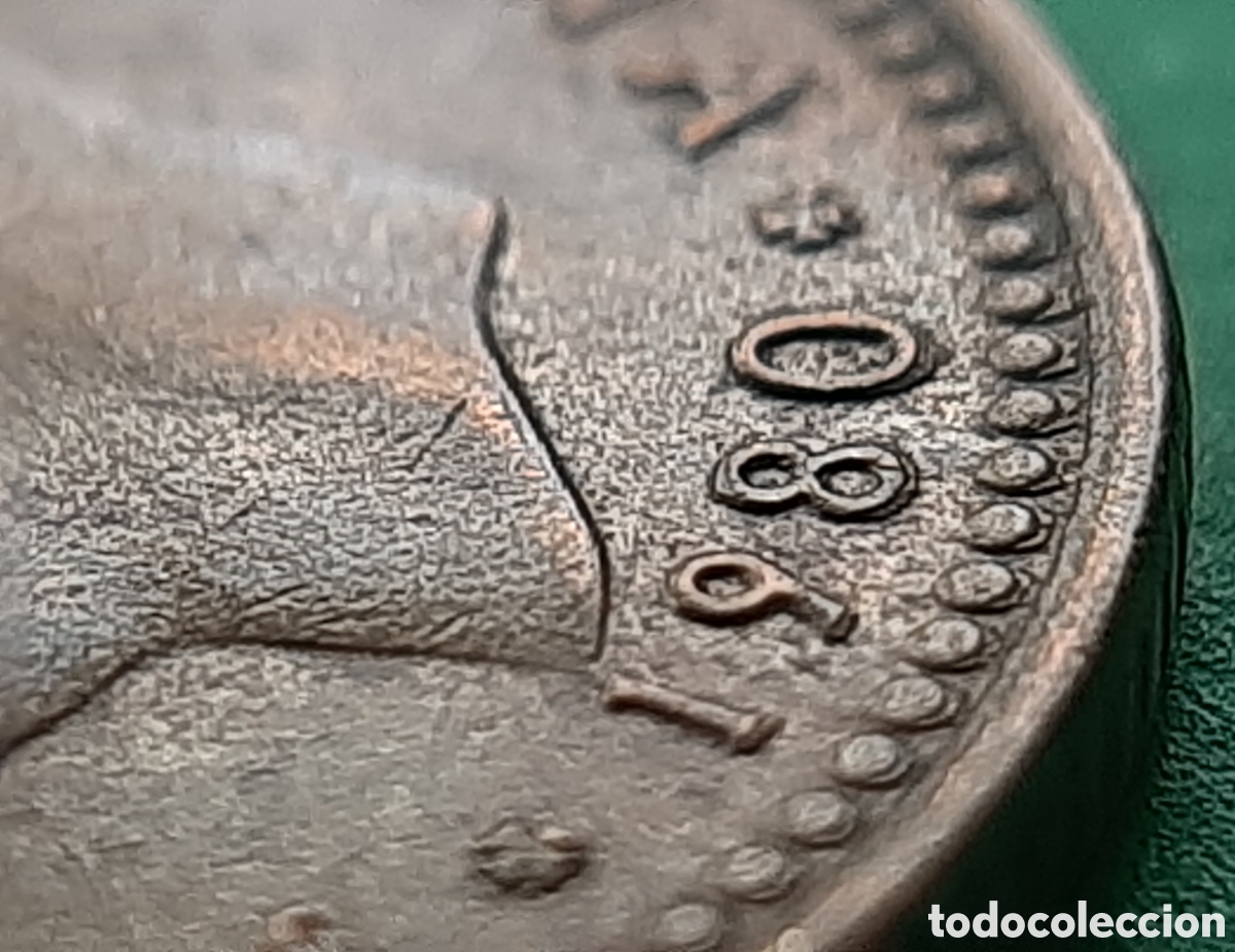 Monedas con errores: (ERROR-ESPA&Ntilde;A)(1980*81) 1 PESETA REMARCADA - Foto 11