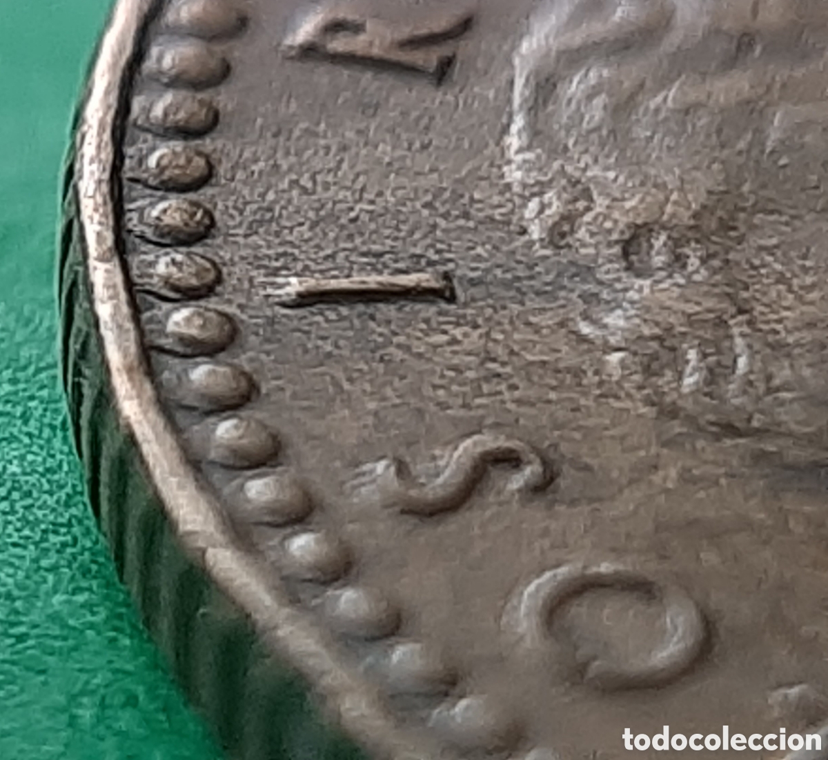 Monedas con errores: (ERROR-ESPA&Ntilde;A)(1980*81) 1 PESETA REMARCADA - Foto 12
