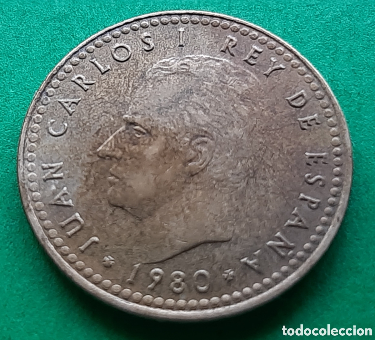 Monedas con errores: (ERROR-ESPA&Ntilde;A)(1980*81) 1 PESETA REMARCADA - Foto 14