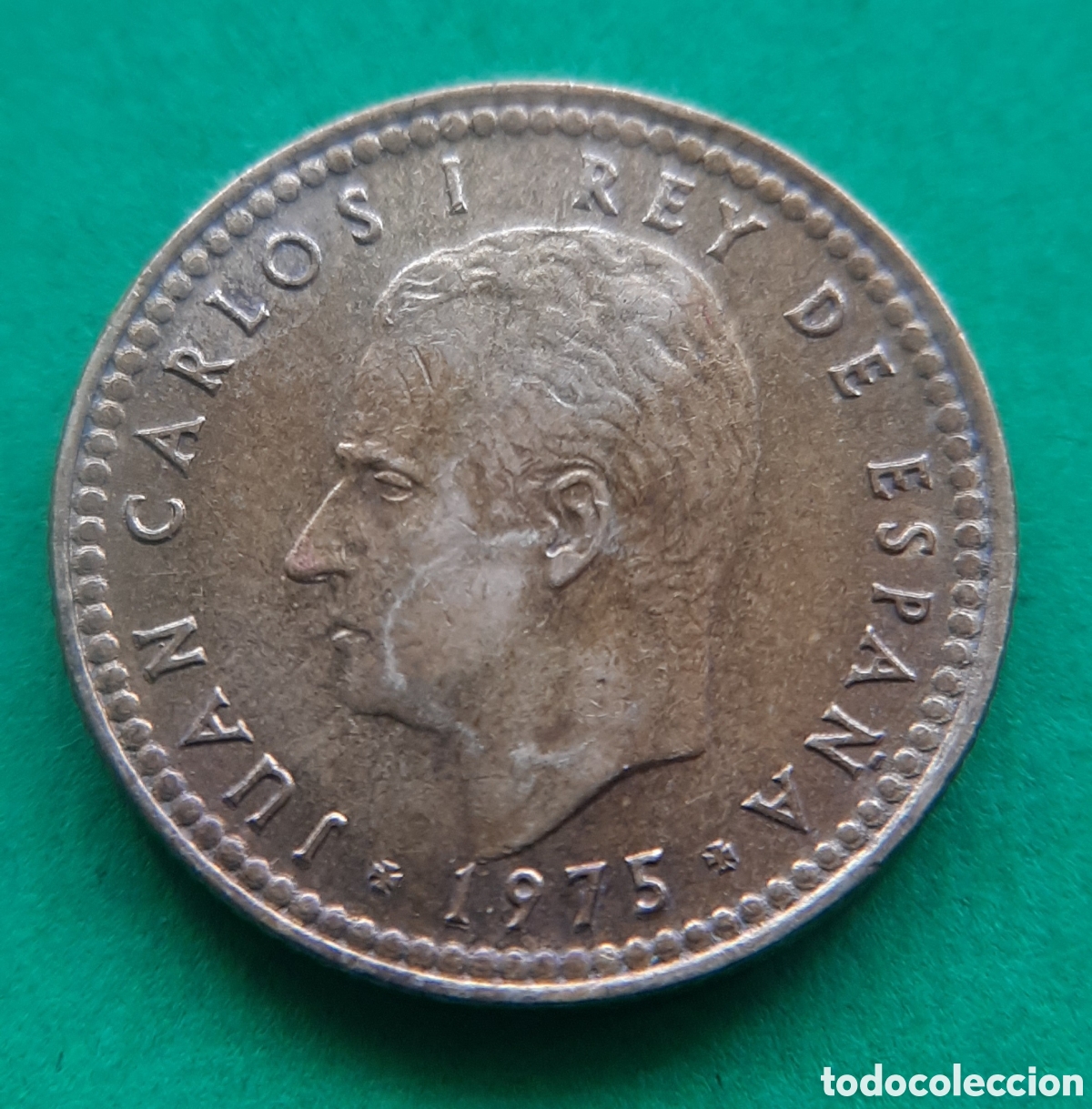 Monedas con errores: (ERROR-ESPA&Ntilde;A)(1975*80) 1 PESETA REMARCADA - Foto 3