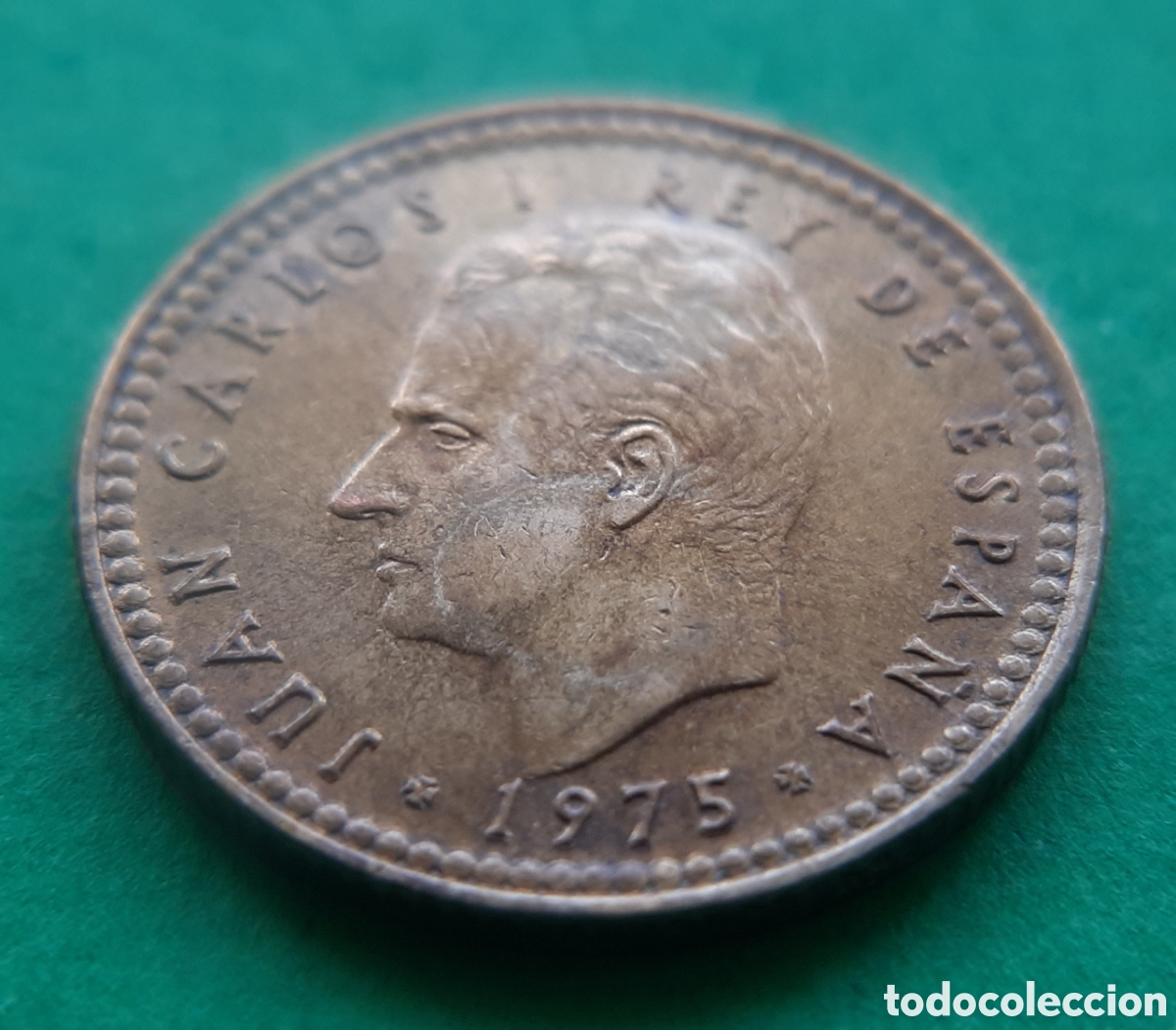Monedas con errores: (ERROR-ESPA&Ntilde;A)(1975*80) 1 PESETA REMARCADA - Foto 5