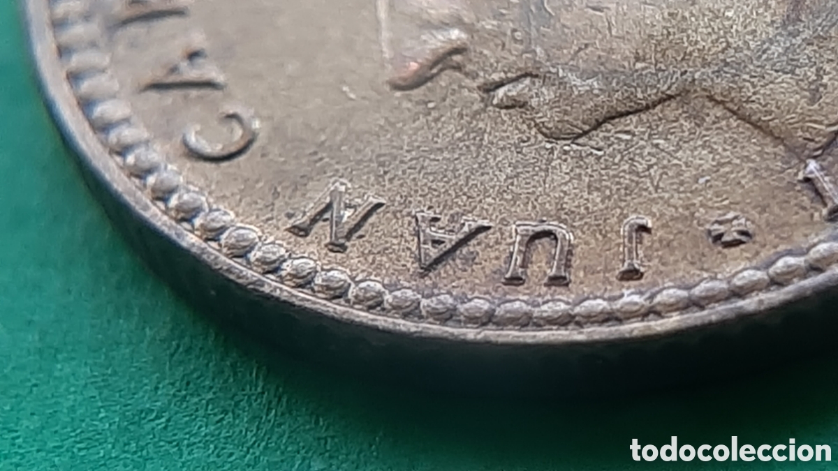 Monedas con errores: (ERROR-ESPA&Ntilde;A)(1975*80) 1 PESETA REMARCADA - Foto 9