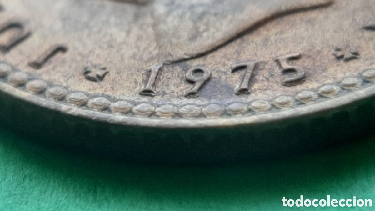Monedas con errores: (ERROR-ESPA&Ntilde;A)(1975*80) 1 PESETA REMARCADA - Foto 10