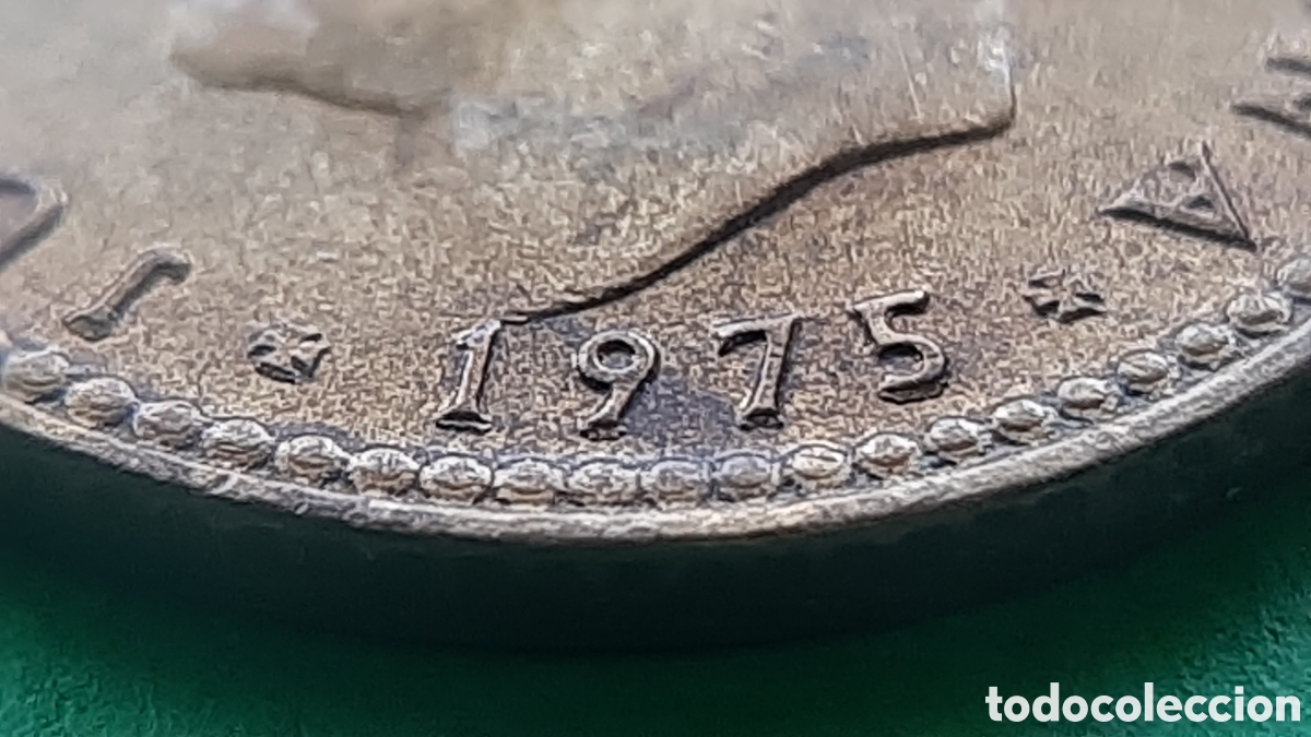 Monedas con errores: (ERROR-ESPA&Ntilde;A)(1975*80) 1 PESETA REMARCADA - Foto 11