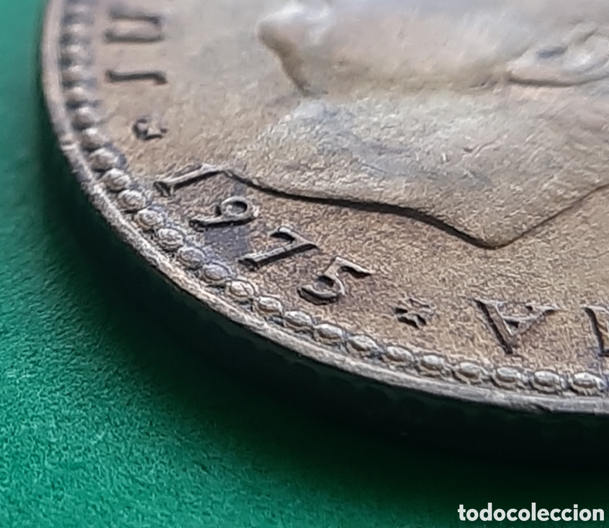Monedas con errores: (ERROR-ESPA&Ntilde;A)(1975*80) 1 PESETA REMARCADA - Foto 12