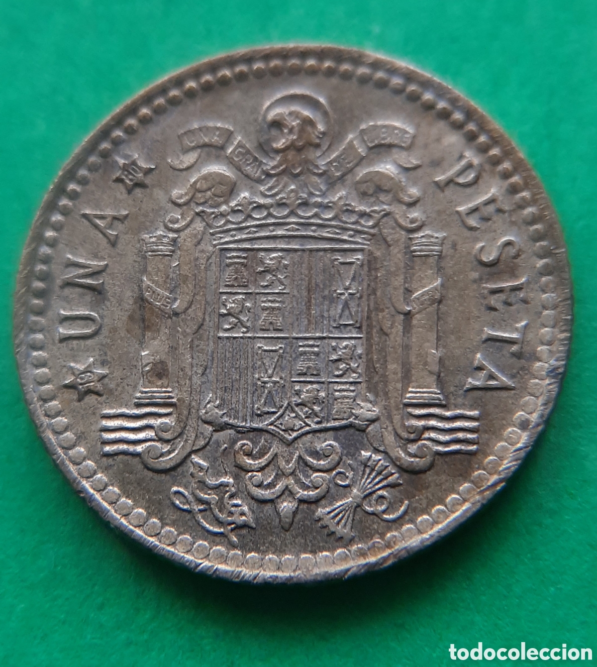 Monedas con errores: (ERROR-ESPA&Ntilde;A)(1975*80) 1 PESETA REMARCADA - Foto 14