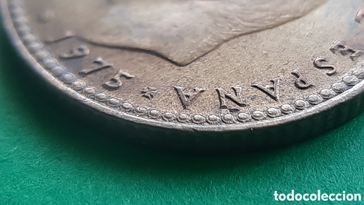 Monedas con errores: (ERROR-ESPA&Ntilde;A)(1975*80) 1 PESETA REMARCADA - Foto 17