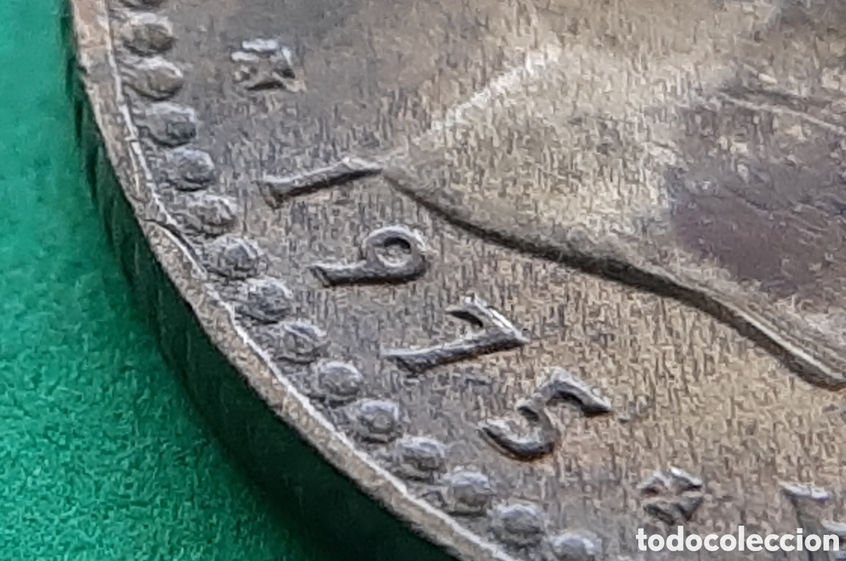 Monedas con errores: (ERROR-ESPA&Ntilde;A)(1975*80) 1 PESETA REMARCADA - Foto 2
