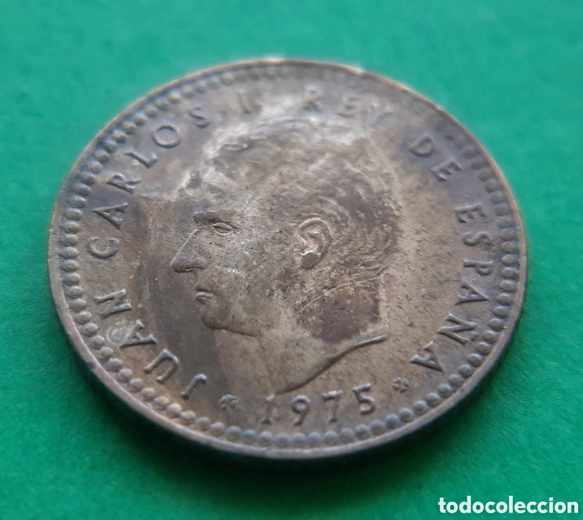 Monedas con errores: (ERROR-ESPA&Ntilde;A)(1975*80) 1 PESETA REMARCADA - Foto 4