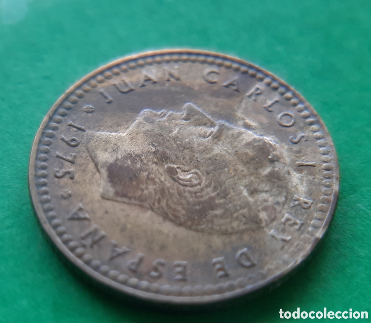Monedas con errores: (ERROR-ESPA&Ntilde;A)(1975*80) 1 PESETA REMARCADA - Foto 8