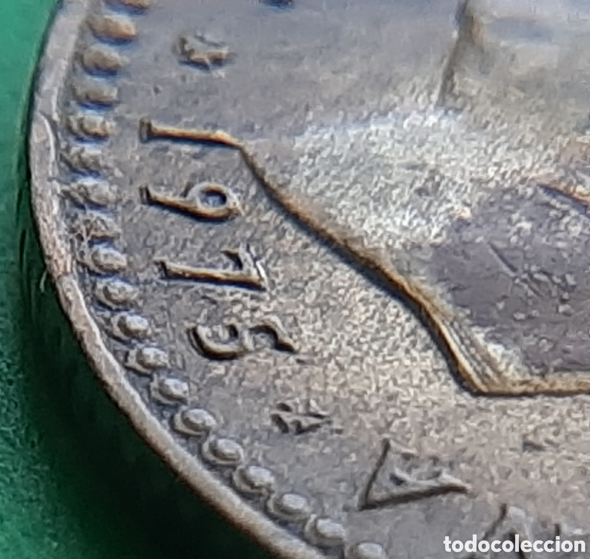 Monedas con errores: (ERROR-ESPA&Ntilde;A)(1975*80) 1 PESETA REMARCADA - Foto 9