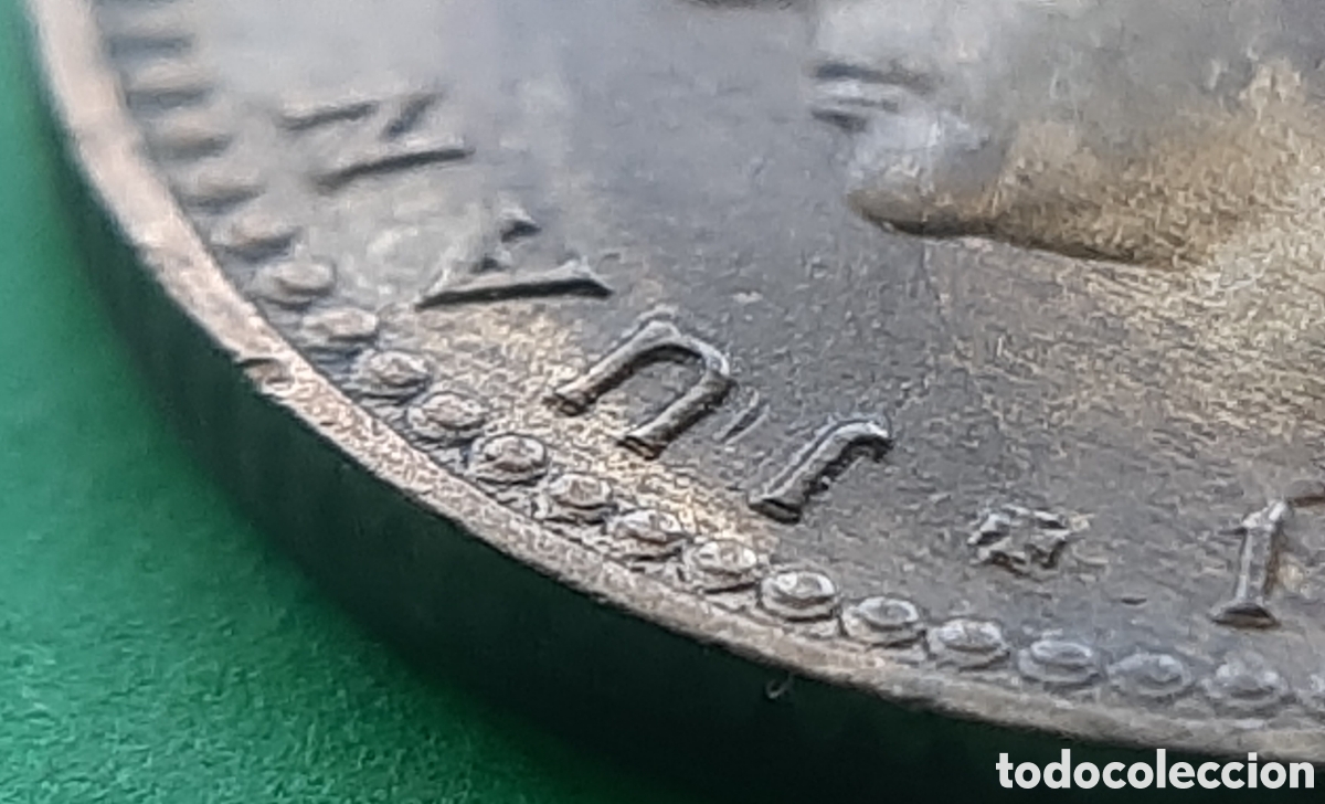 Monedas con errores: (ERROR-ESPA&Ntilde;A)(1975*80) 1 PESETA REMARCADA - Foto 10
