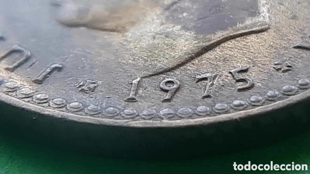 Monedas con errores: (ERROR-ESPA&Ntilde;A)(1975*80) 1 PESETA REMARCADA - Foto 14