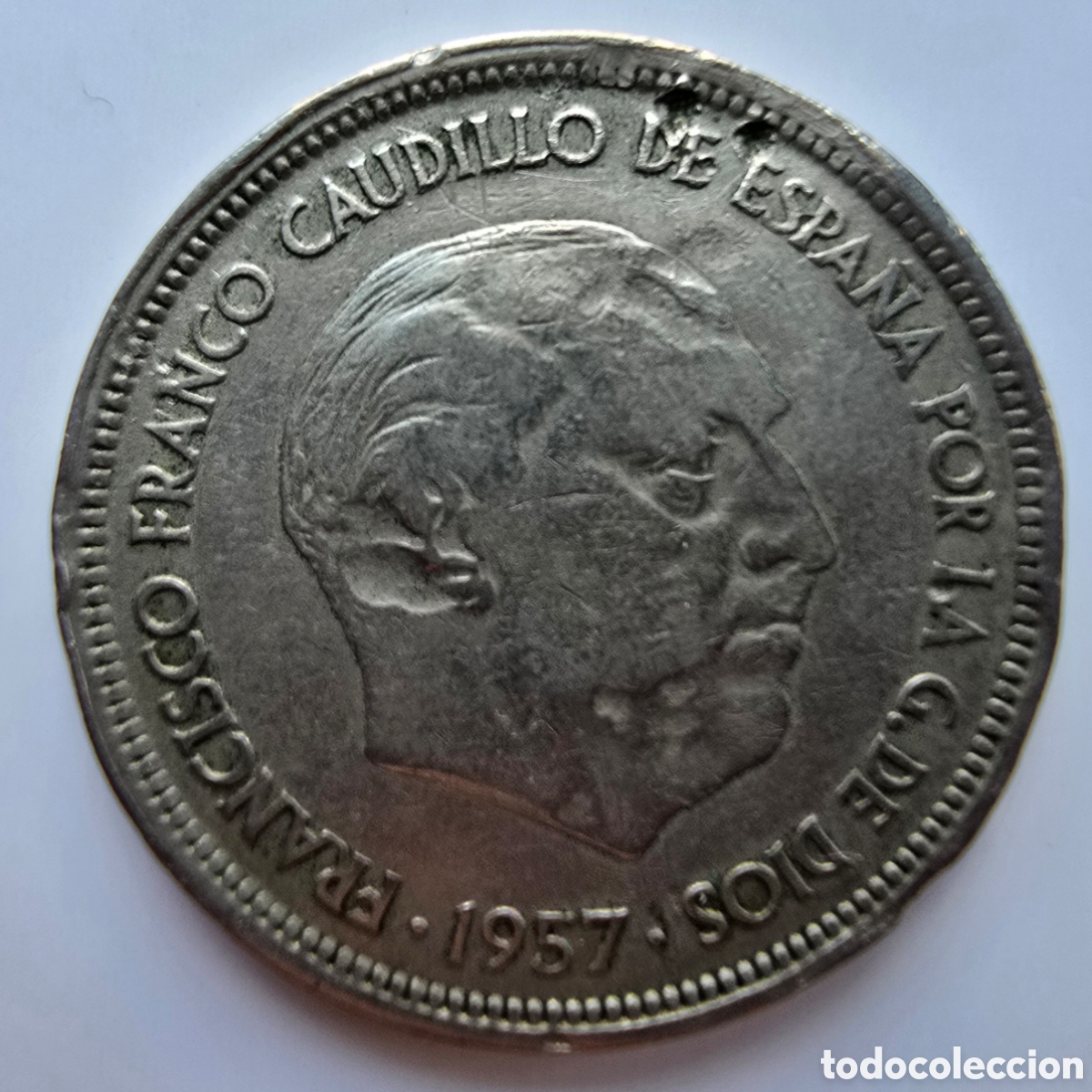 Monedas con errores: Moneda con error de acu&ntilde;acion Espa&ntilde;ola. - Foto 3