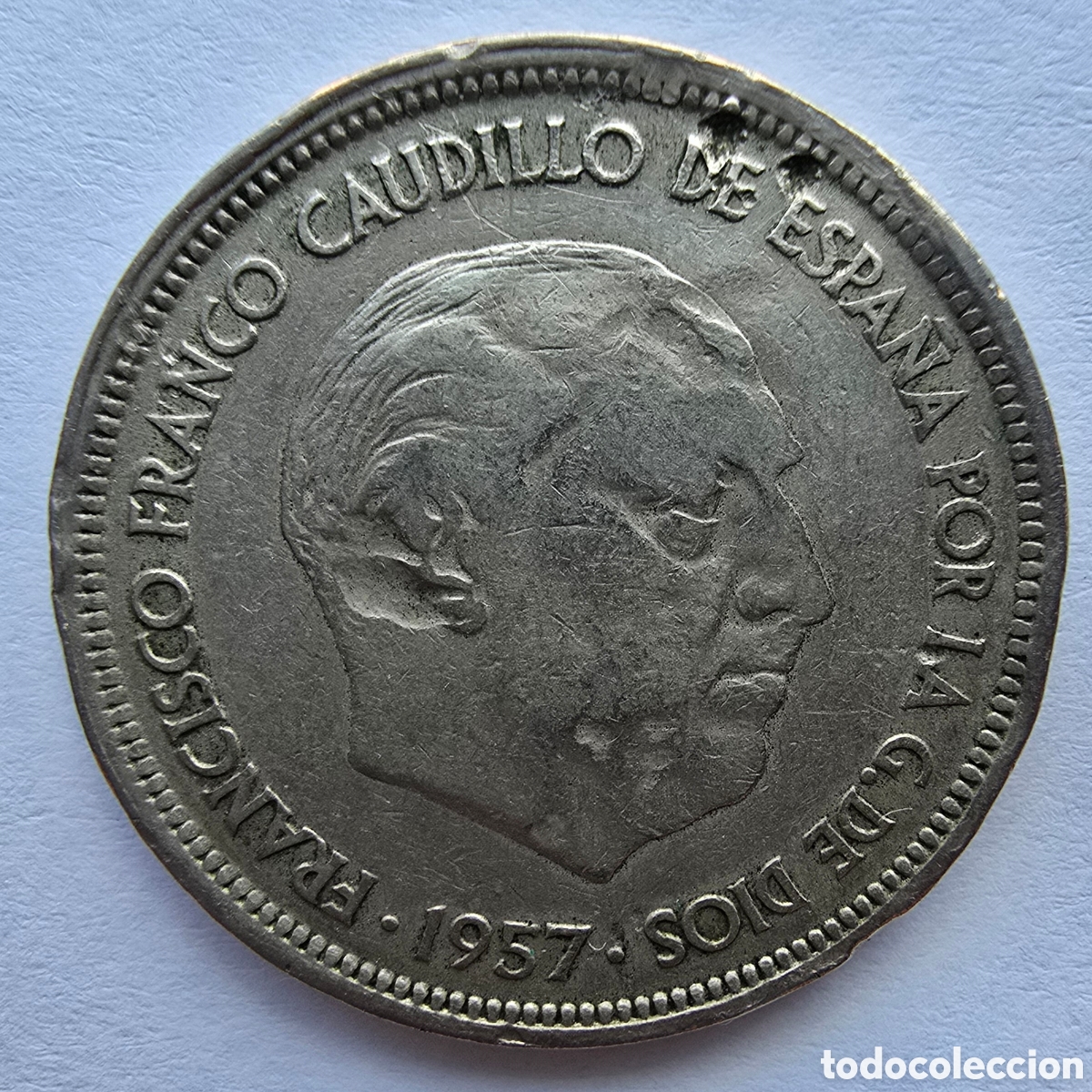 Monedas con errores: Moneda con error de acu&ntilde;acion Espa&ntilde;ola. - Foto 1